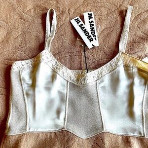 Unique Jil Sander Peachy  Dress. Brand new w/tags.